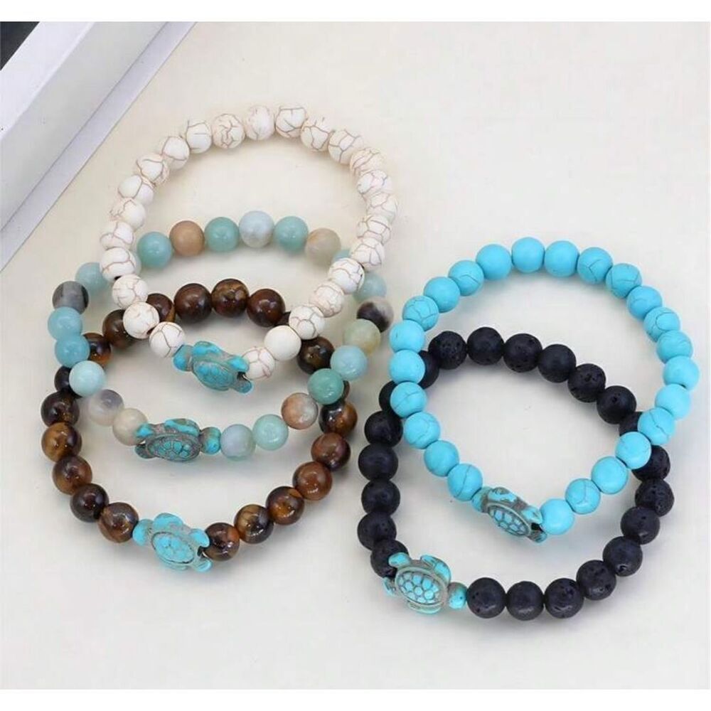5 Piece Turtle Bracelets - Picture 4 of 8